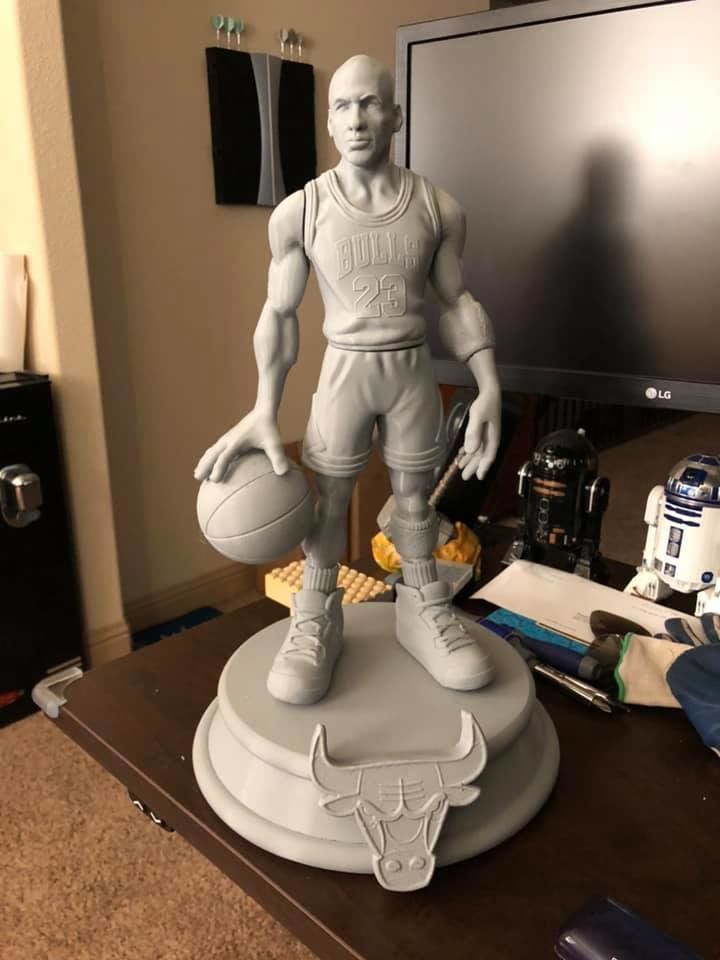 Michael Jordan 3d print Stl 3D print model_3