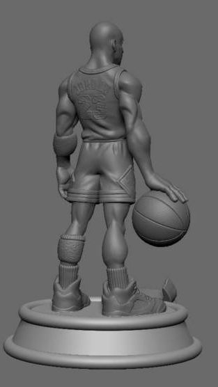 Michael Jordan 3d print Stl 3D print model_6