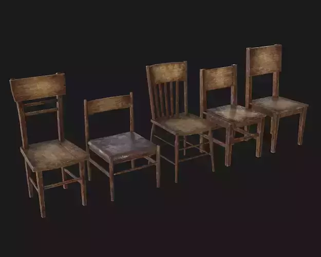 Old Wooden Chair Pack