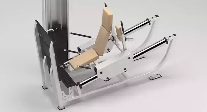 GYM Leg Press 3D model