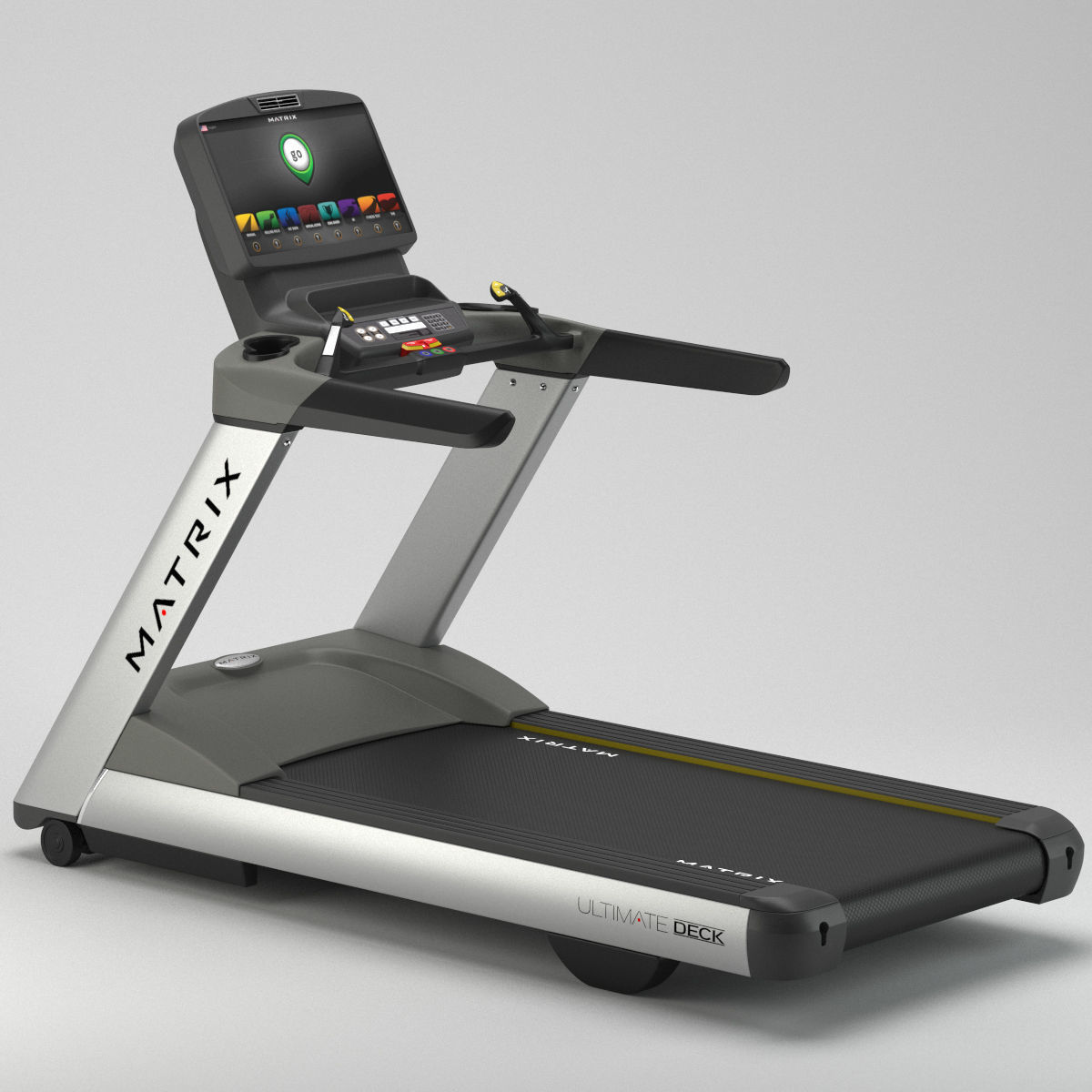 Gym Matrix T7xi Treadmill 3D model_7