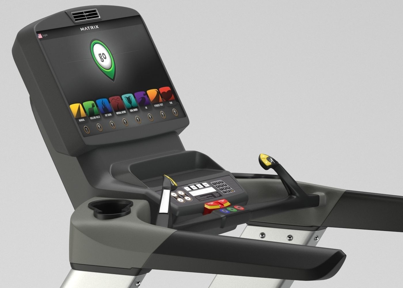 Gym Matrix T7xi Treadmill 3D model_4