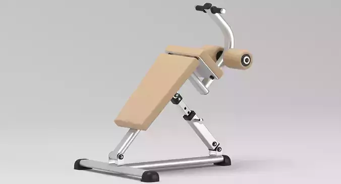 GYM Sit up bench 3D model
