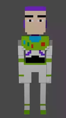 Low poly Buzz Lightyear Low-poly 3D model