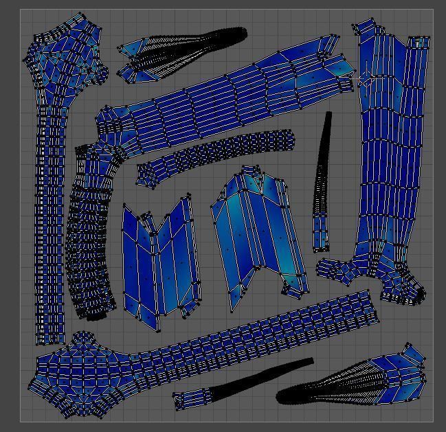 Pinza pair of scissors Free low-poly 3D model_4