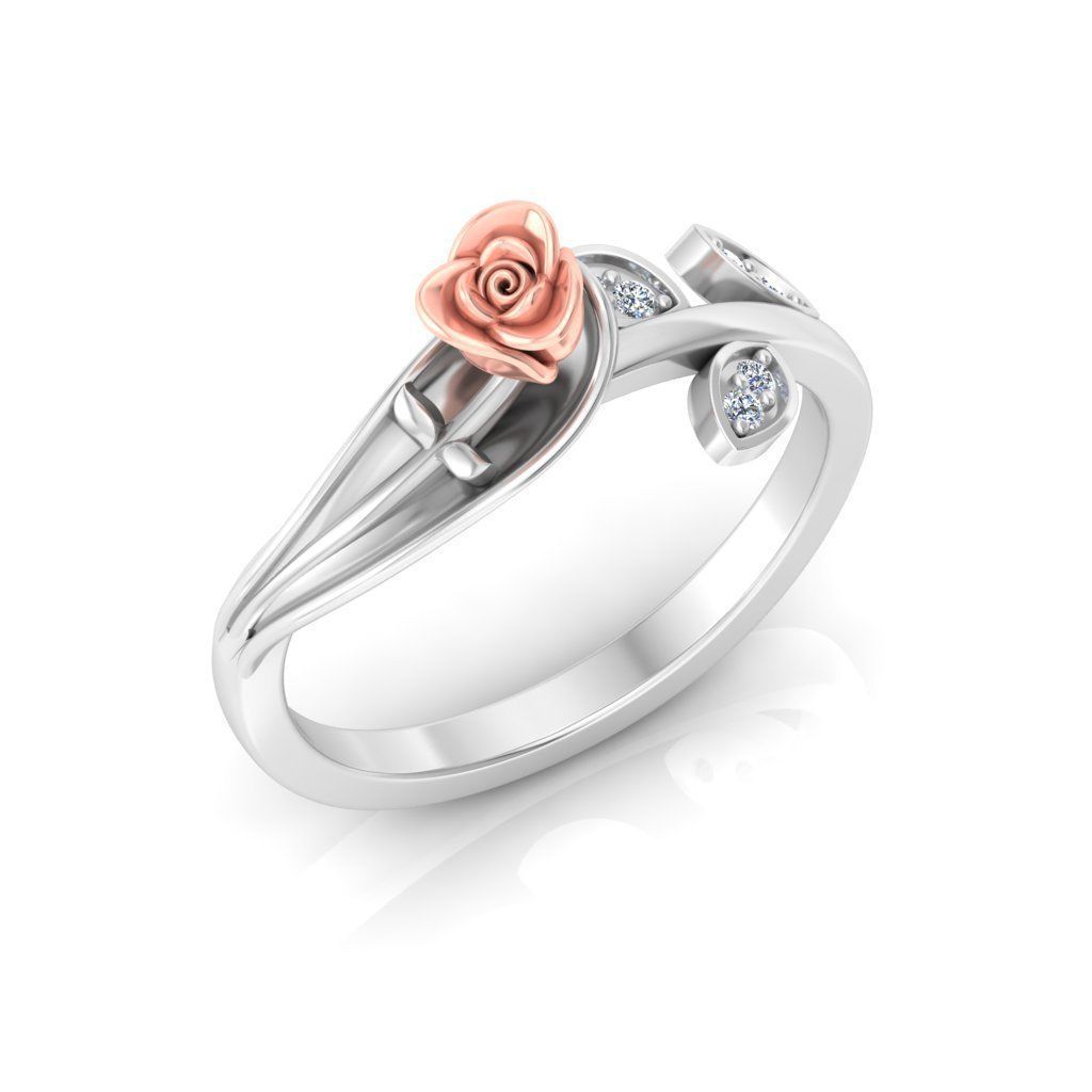 Rose Ring Design 3D print model_24