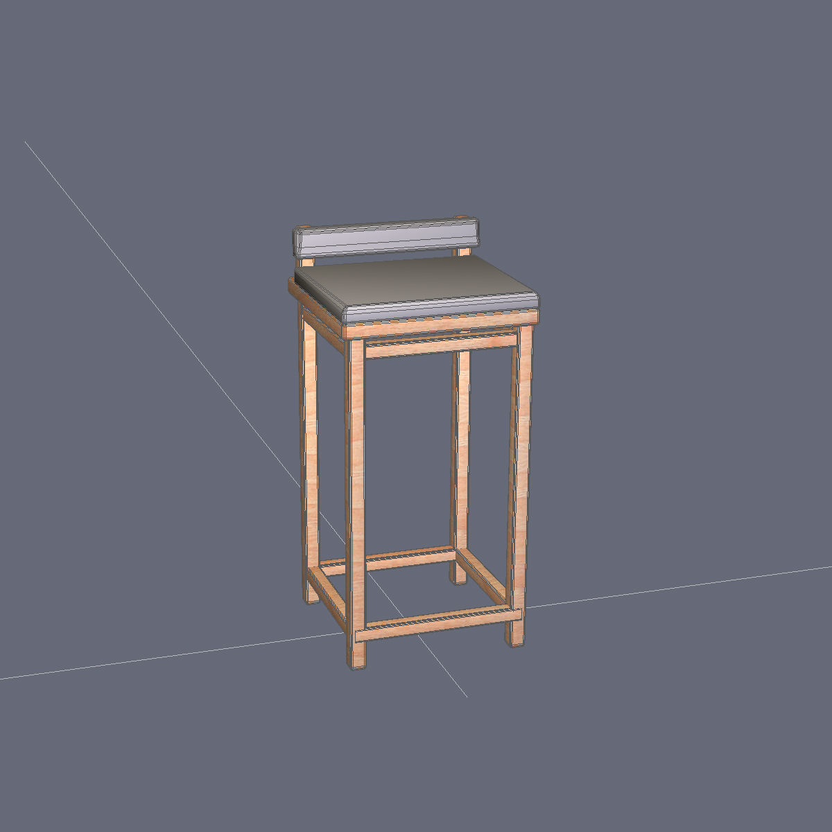 3D Restaurant Furniture 3D model_16