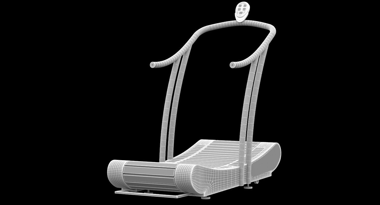Gym WoodWay Curve 3D model_8