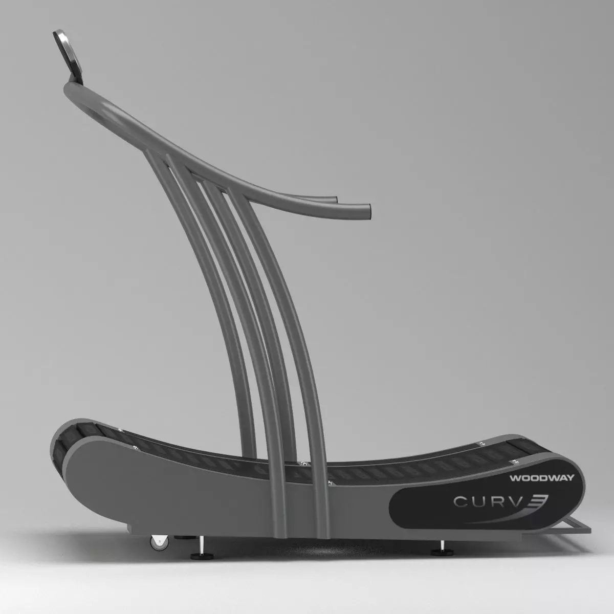 Gym WoodWay Curve 3D model_0