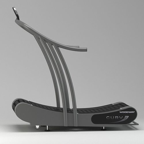 Gym WoodWay Curve 3D model