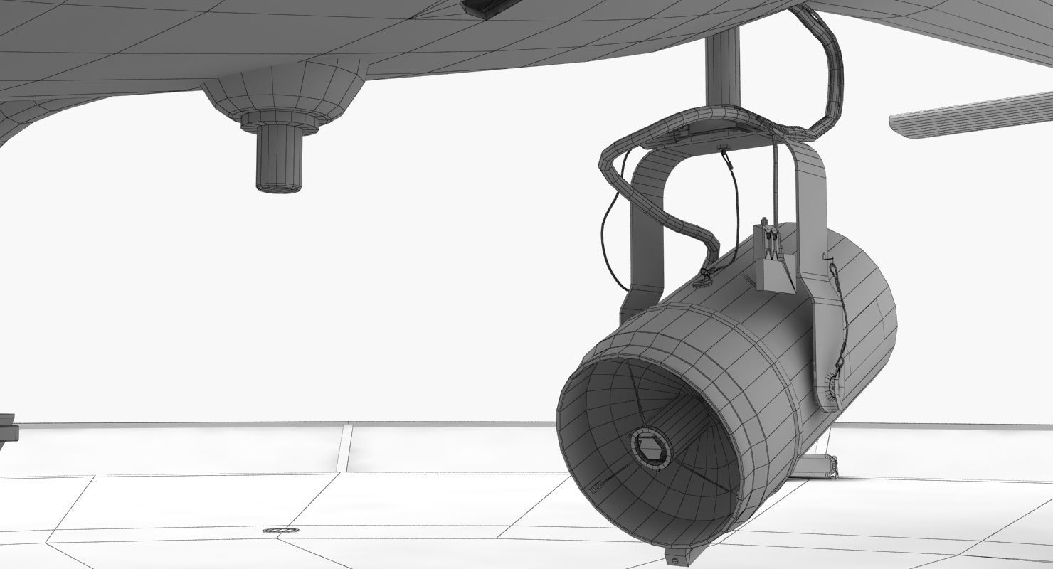 AS-350 Ontario Police Low-poly 3D model_21