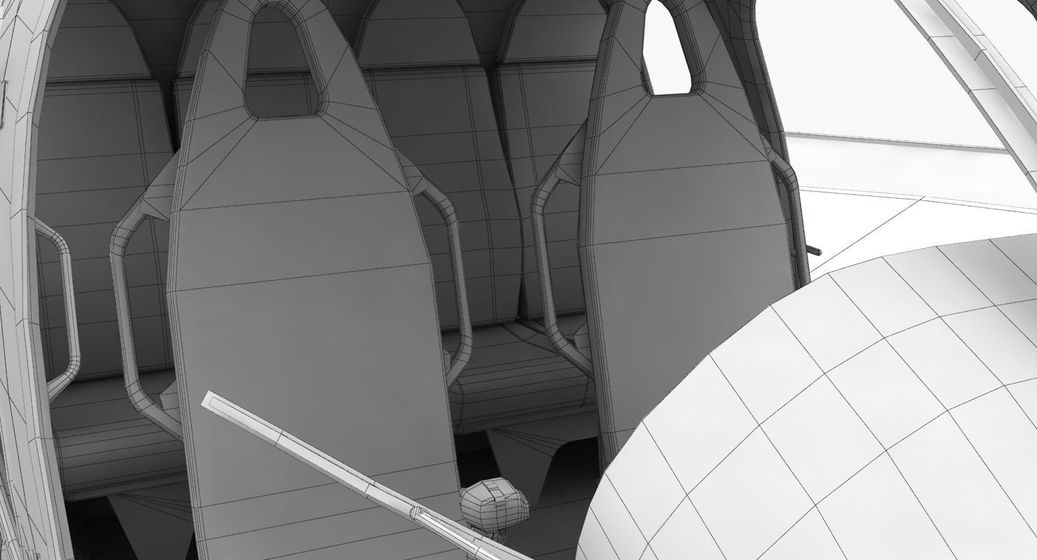 AS-350 Ontario Police Low-poly 3D model_23