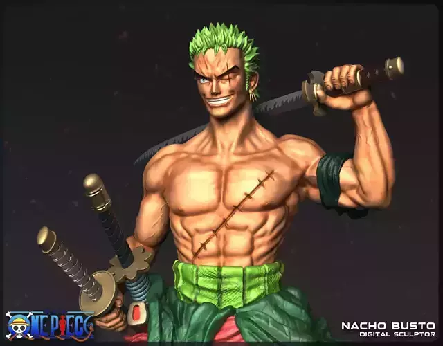 Roronoa Zoro - One Piece for 3d print model 3D print model