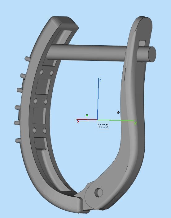 drops watch with two buttons 3D print model_3