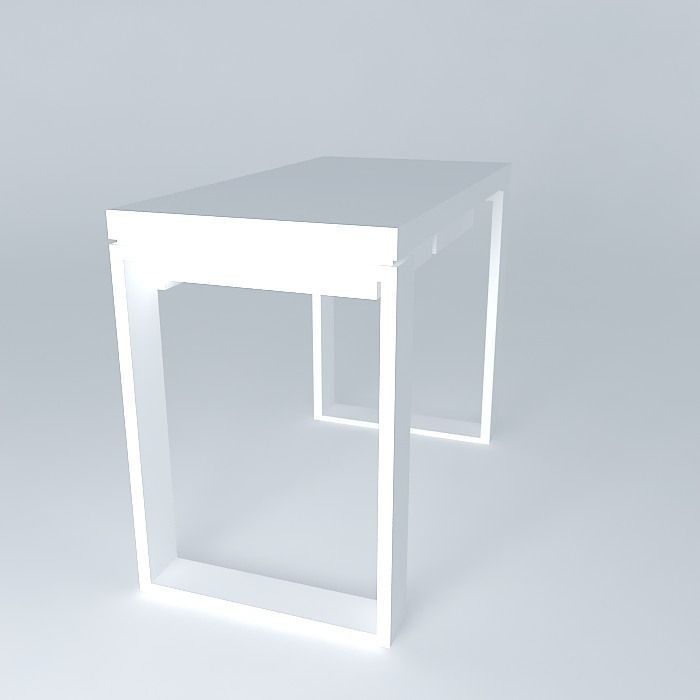 B - Vanity Table Free 3D model_1