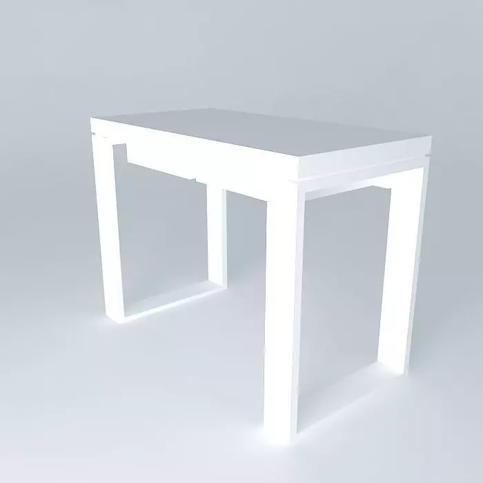 B - Vanity Table Free 3D model_0