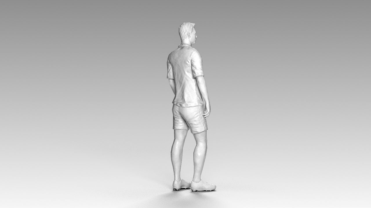 Footballer 02 Rigged PBR Low-poly 3D model_38