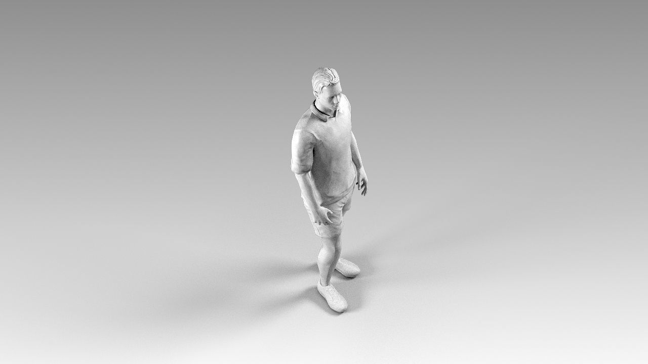 Footballer 02 Rigged PBR Low-poly 3D model_43