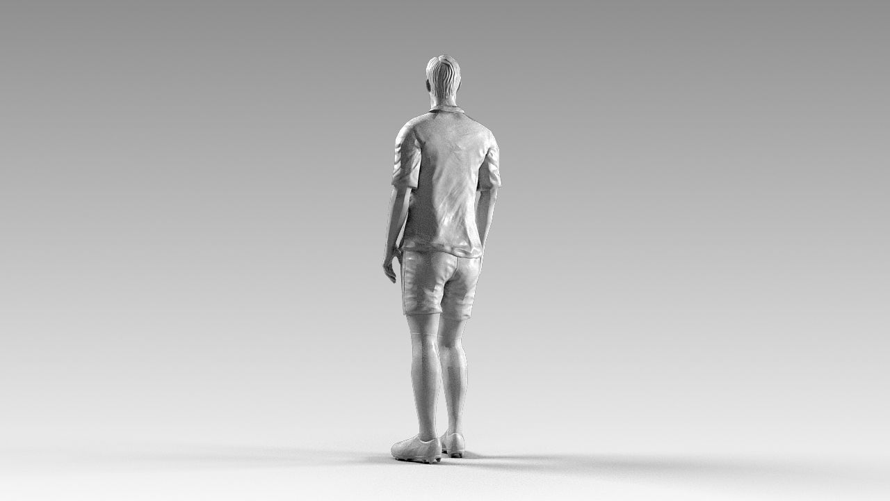 Footballer 02 Rigged PBR Low-poly 3D model_39