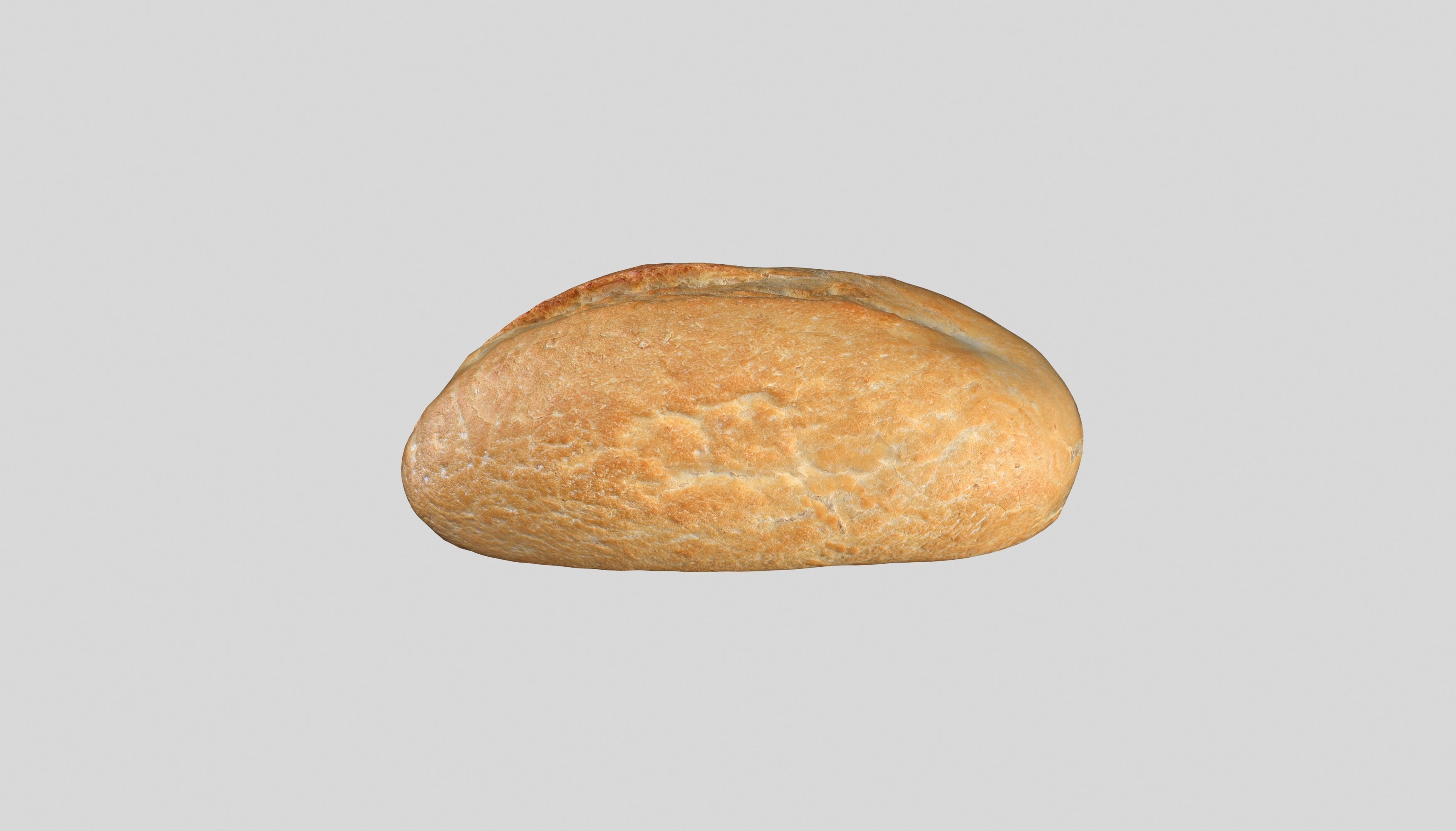 Schnitt Bread Roll Photoscan Low-poly 3D model_6