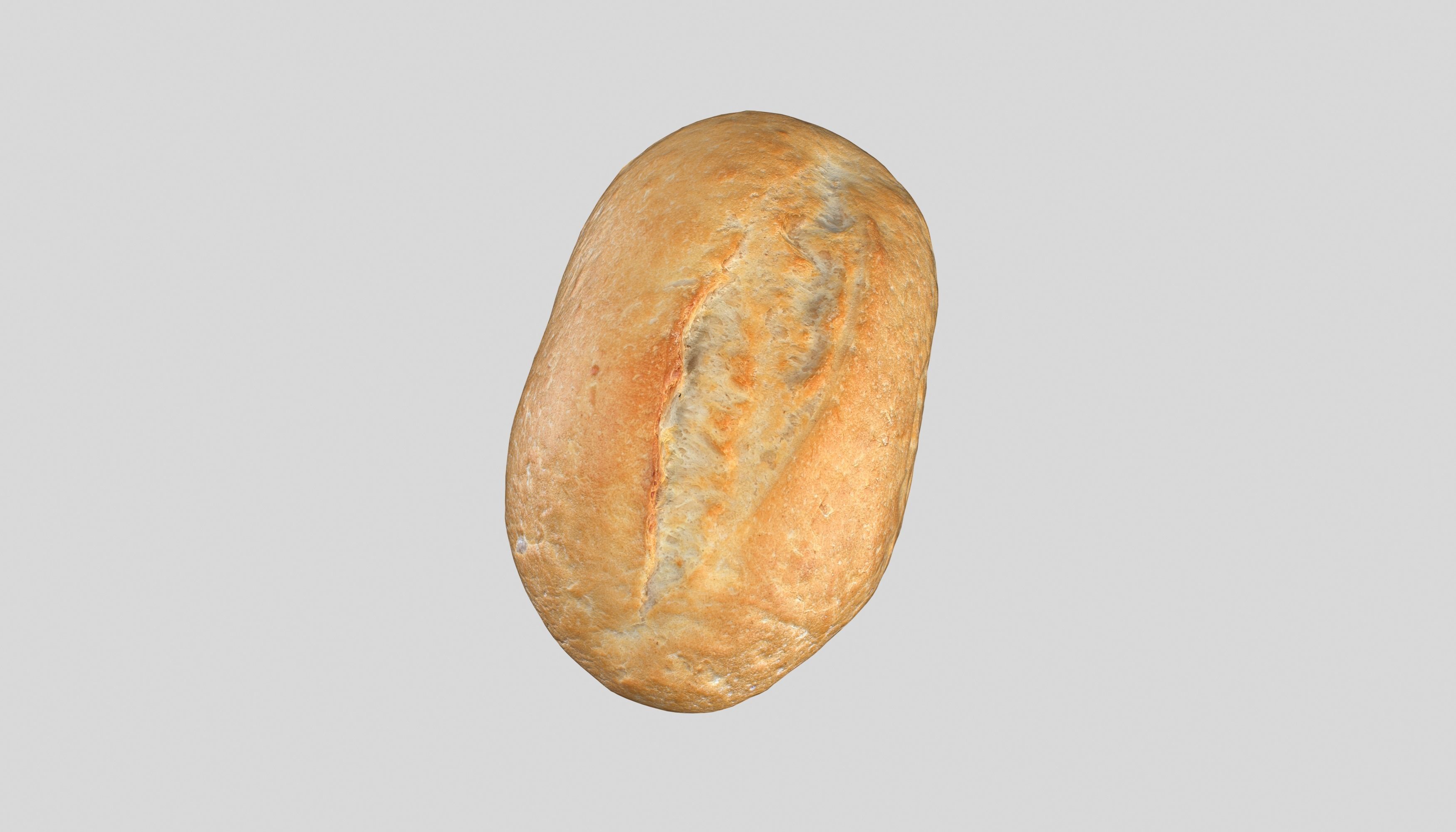 Schnitt Bread Roll Photoscan Low-poly 3D model_5