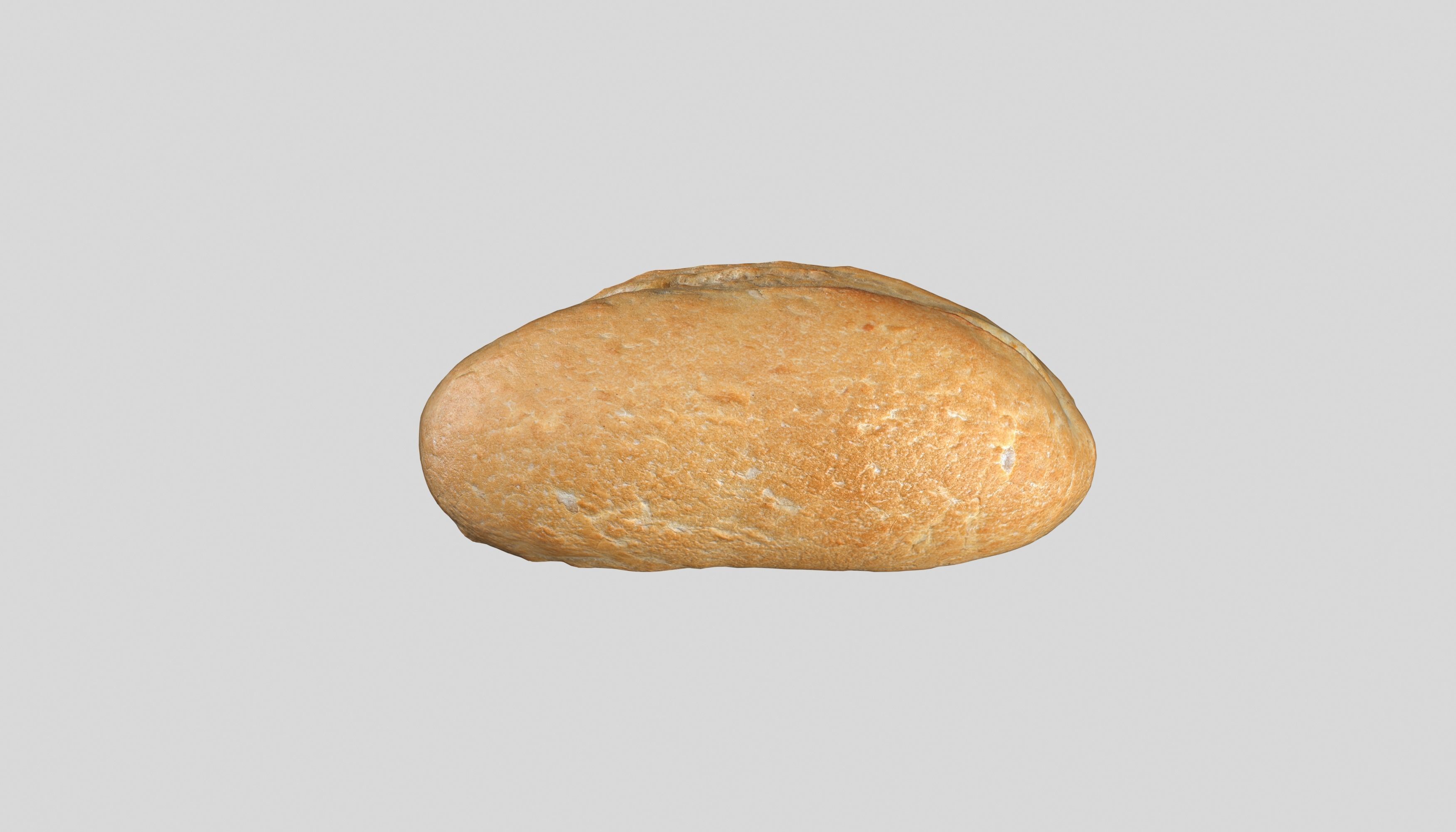 Schnitt Bread Roll Photoscan Low-poly 3D model_7