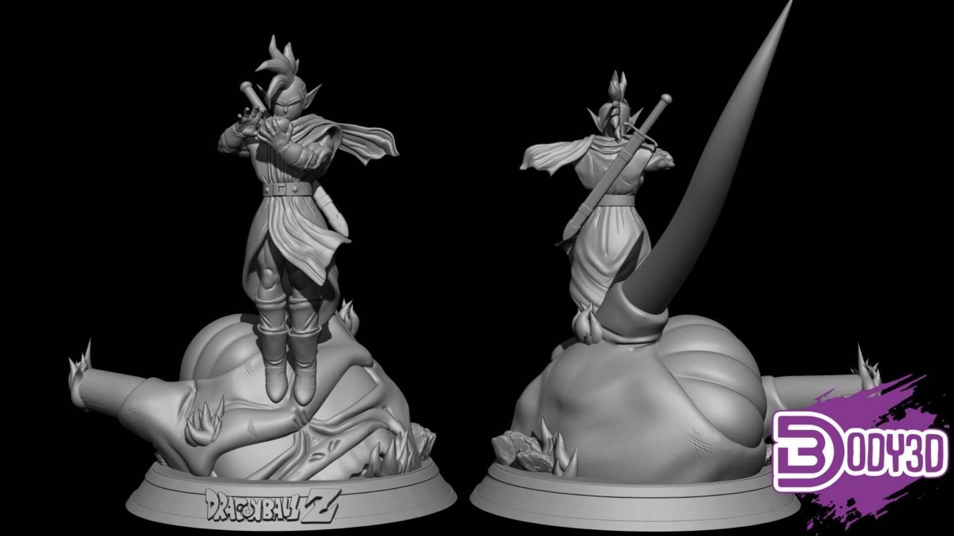 Tapion 1-6 Scale - Dragon Ball 3D print model_2