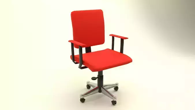 Office Chair Low-poly 3D