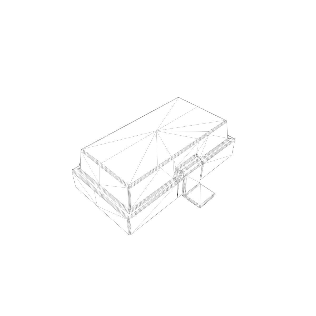 Realistic Transistor model with 2K PBR textures 3D model_6