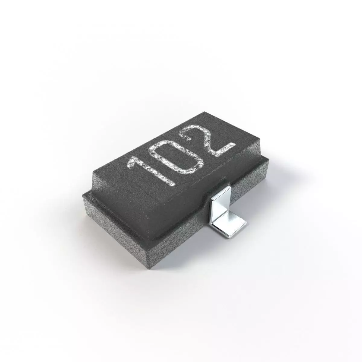 Realistic Transistor model with 2K PBR textures 3D model_0