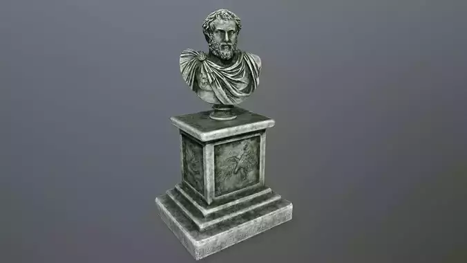 Marcus Aurelius  1 Low-poly 3D model