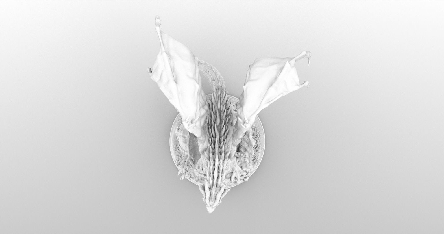 High Resolution Gargantuan Red Dragon Miniature 3D print model_13