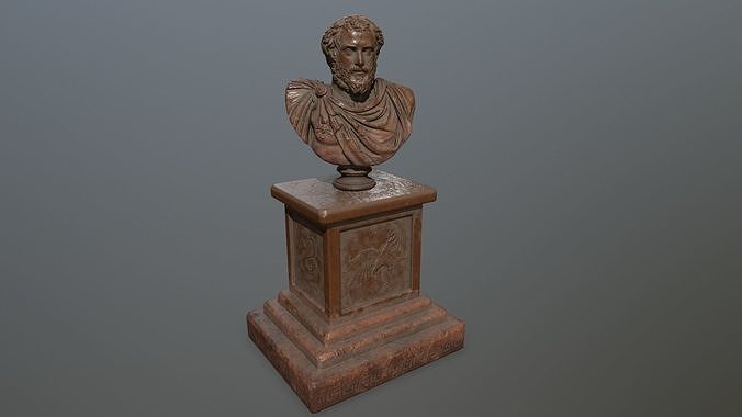 Marcus Aurelius Low-poly 3D model