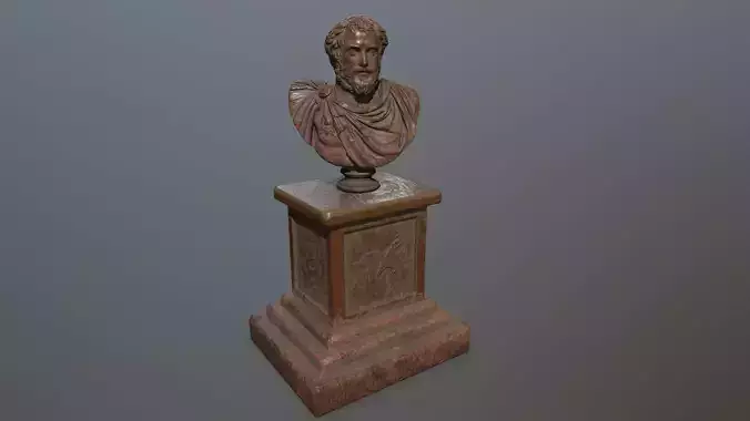 Marcus Aurelius Low-poly 3D model