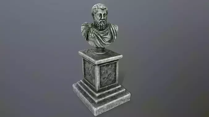 Marcus Aurelius Low-poly 3D model