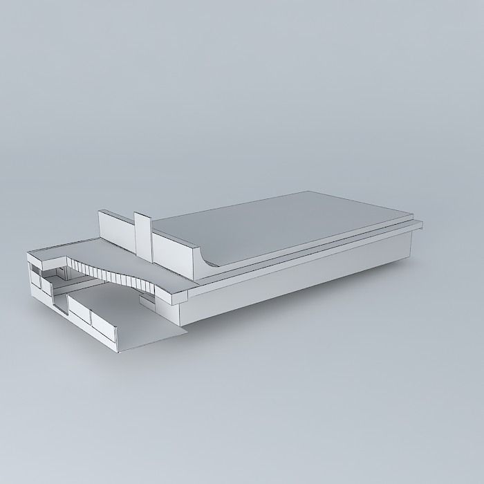 Supermercado Viscard Free 3D model_3