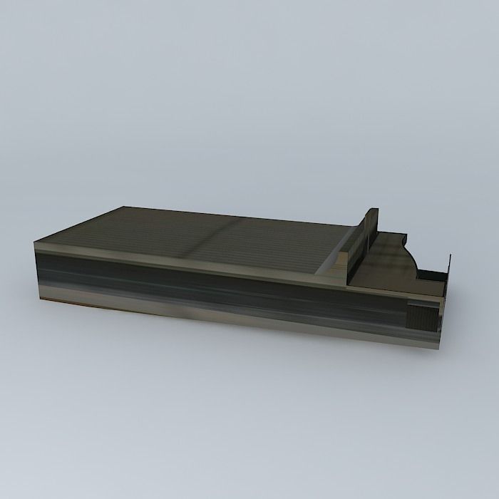 Supermercado Viscard Free 3D model_1