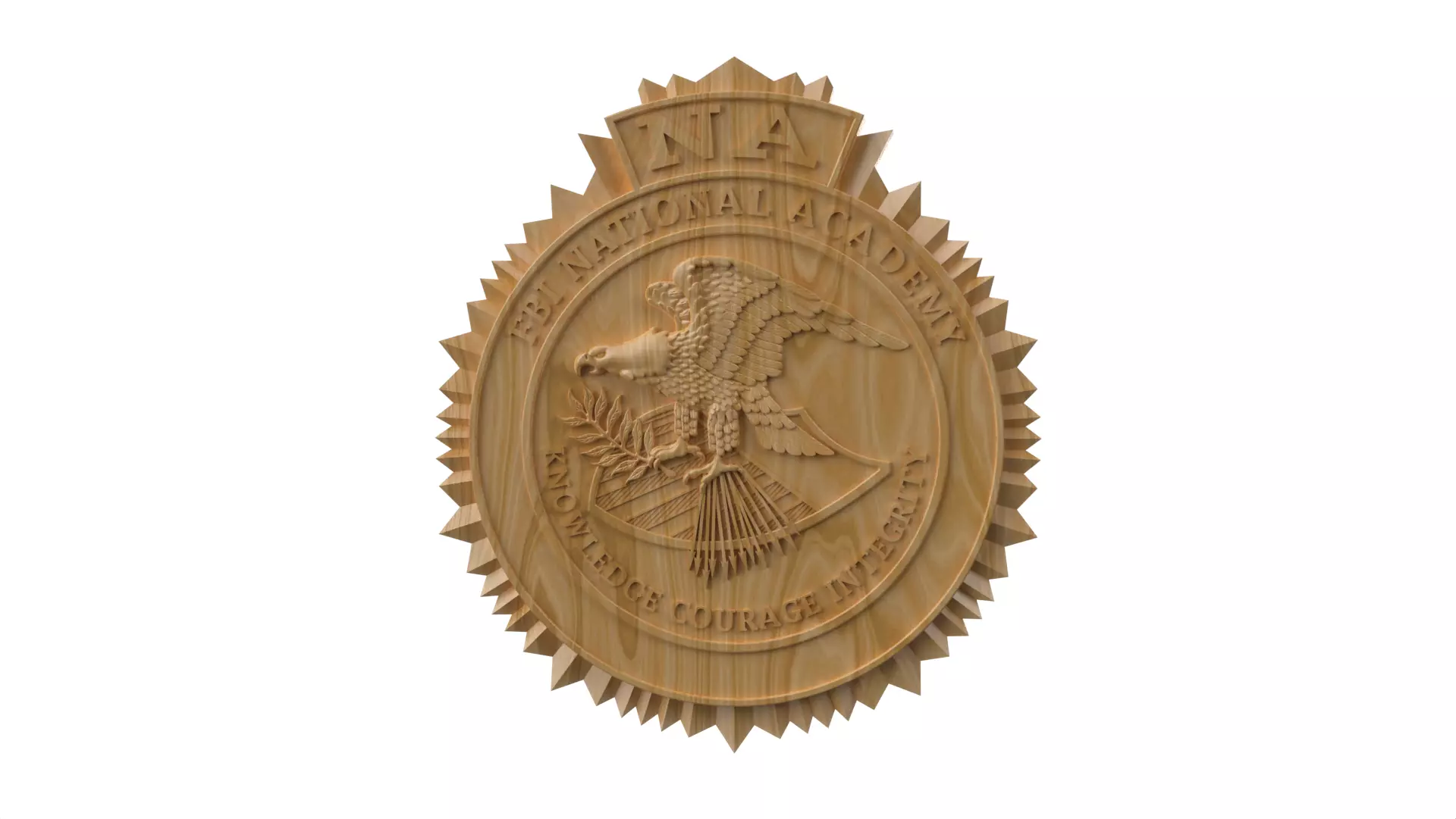 FBI national academy seal 3D print model_0