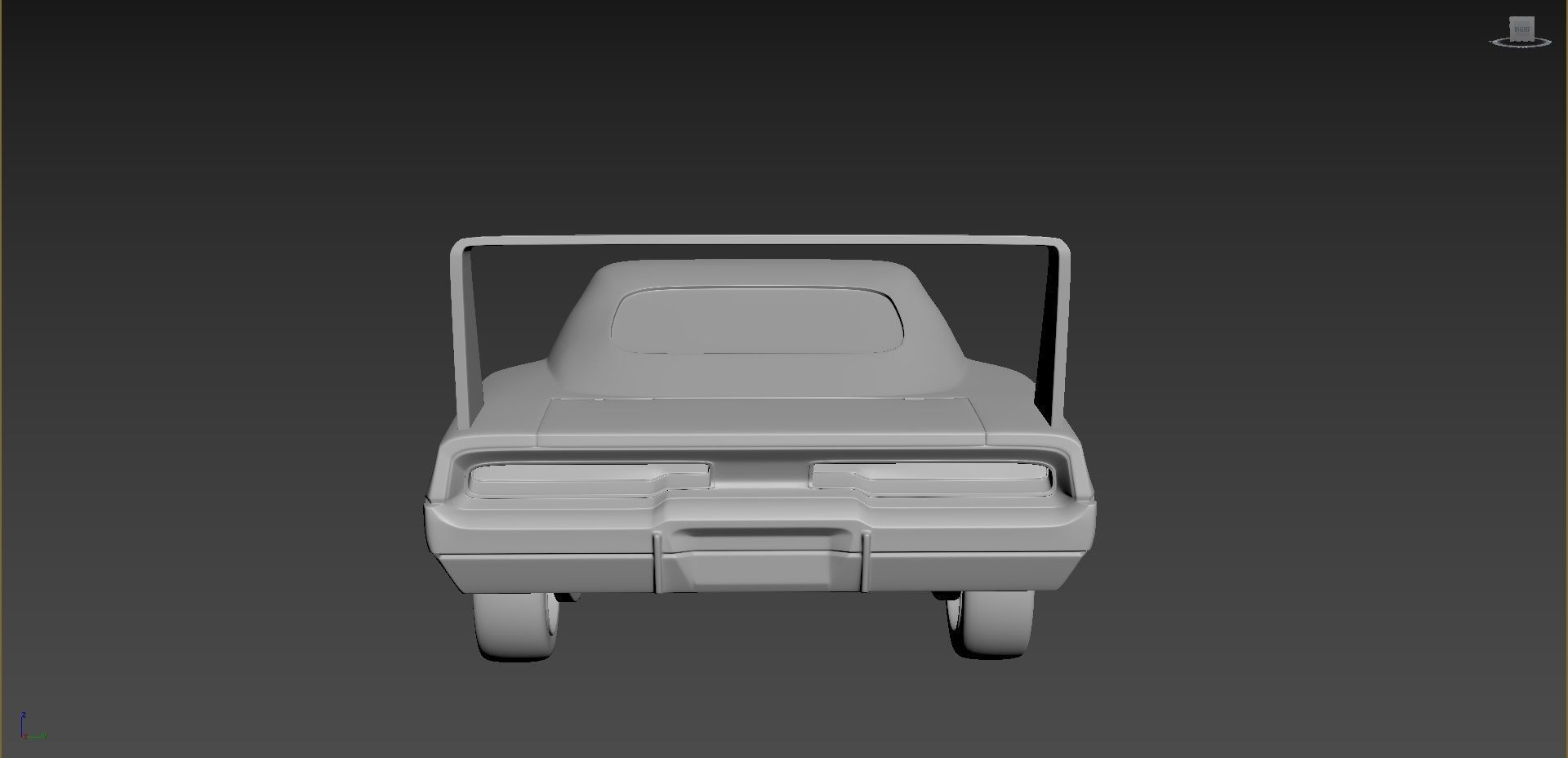 Dodge Charger Daytona 1969 3D print model_3
