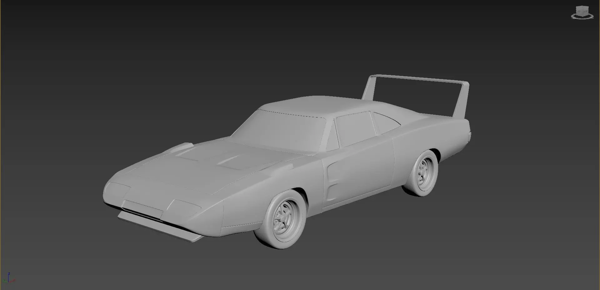 Dodge Charger Daytona 1969 3D print model_0