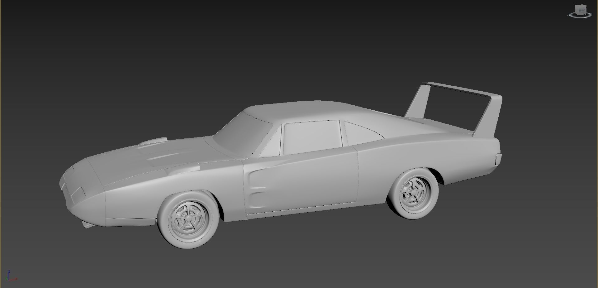Dodge Charger Daytona 1969 3D print model_1