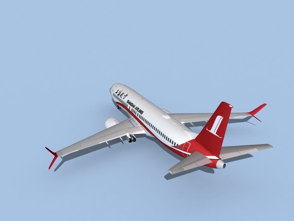 Boeing 737-800 Max Shanghai 3D model_7