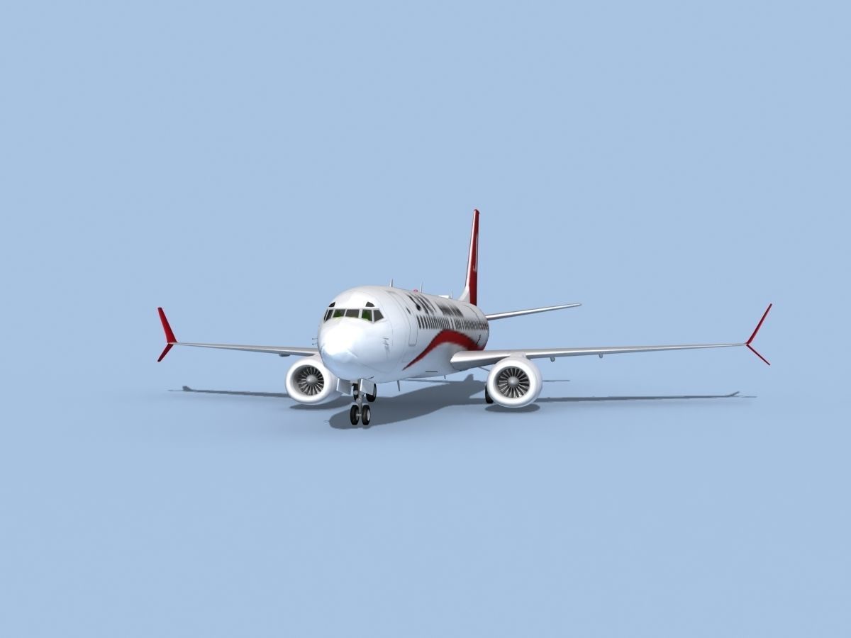 Boeing 737-800 Max Shanghai 3D model_1