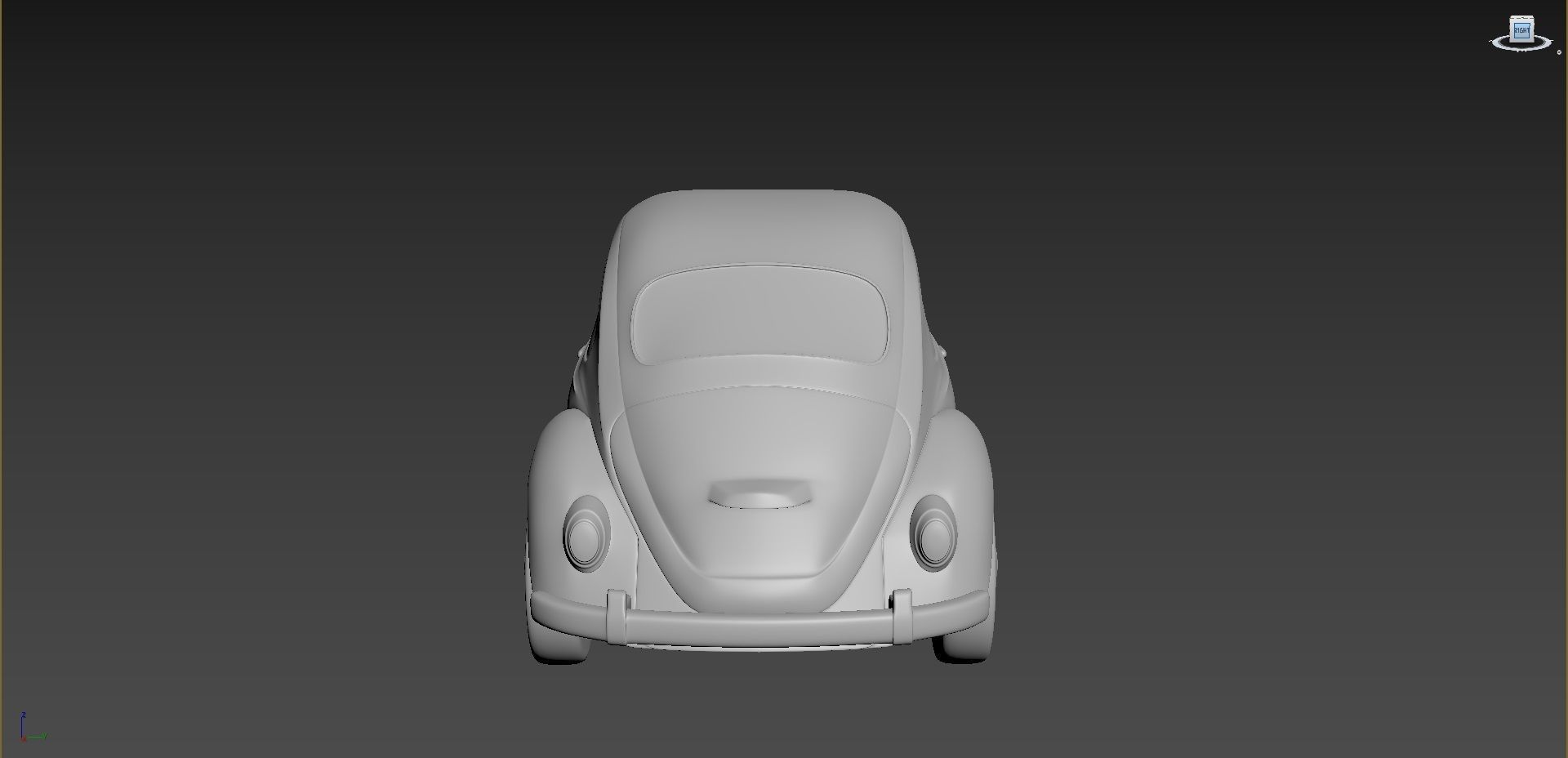 Volkswagen Beetle 1967  3D print model_3