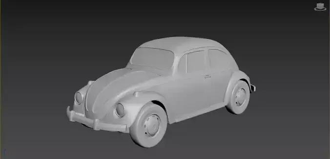 Volkswagen Beetle 1967  3D print model