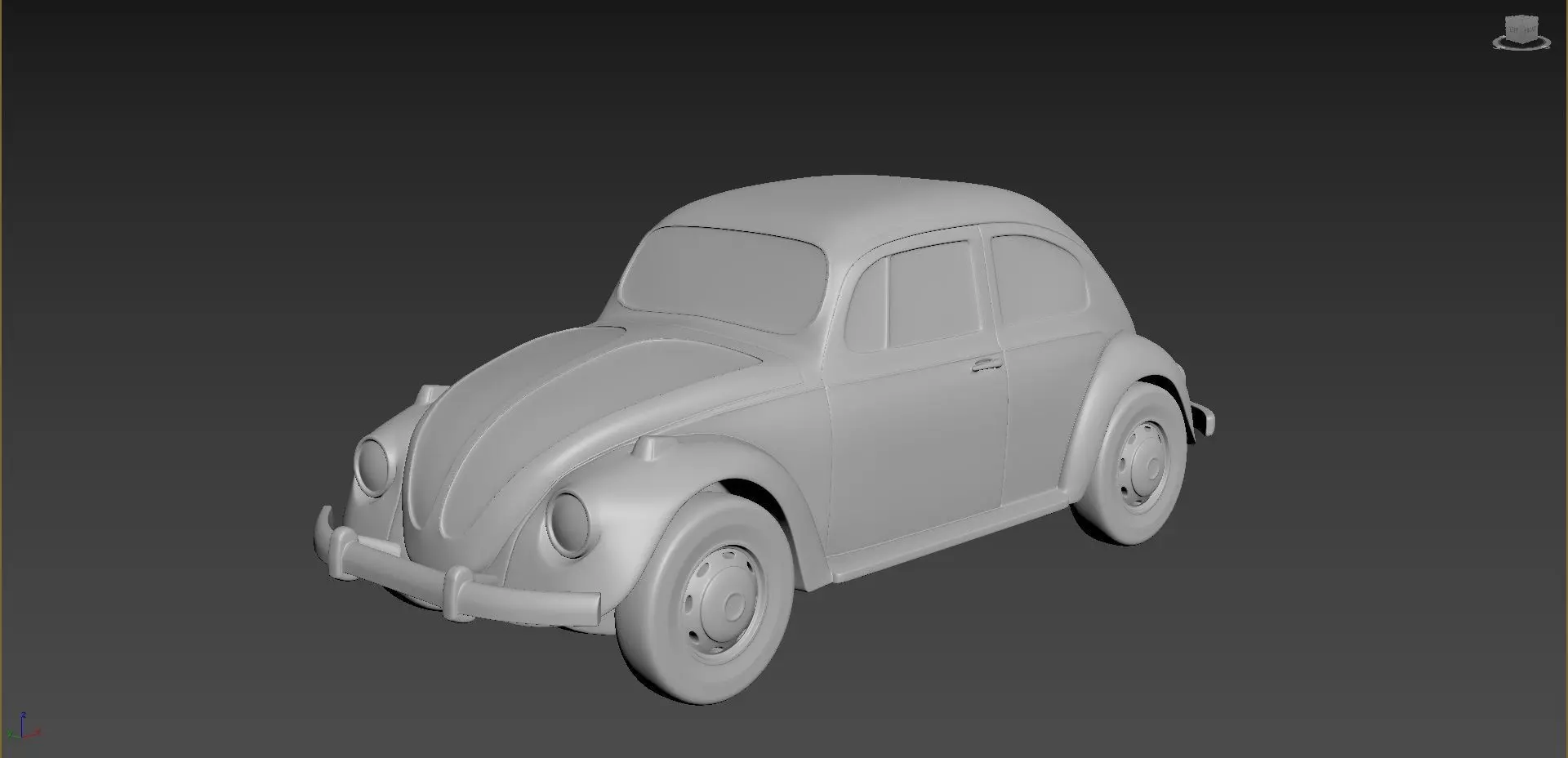 Volkswagen Beetle 1967  3D print model_0