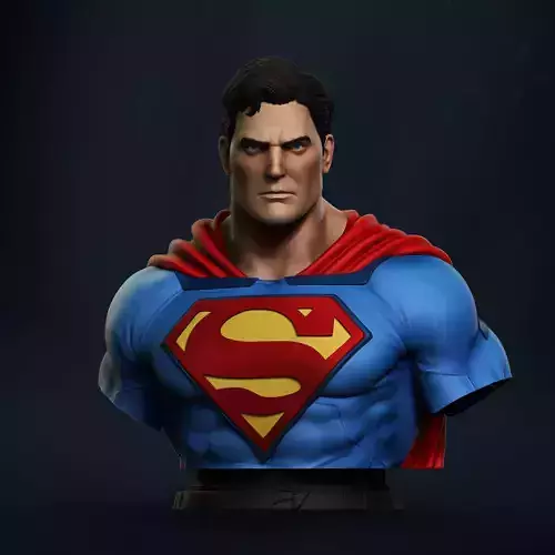 Stl Superman Bust  3D print model