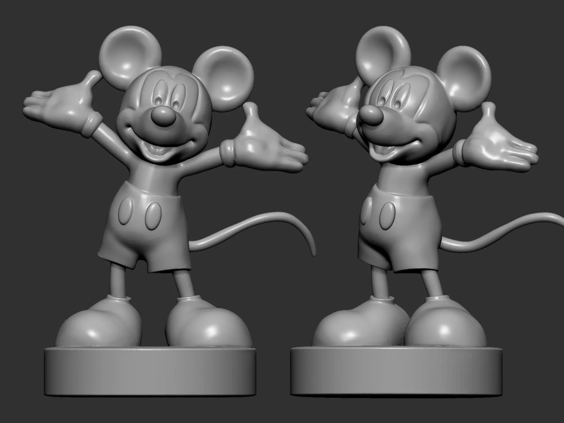 Mickey Mouse 3D print model_0