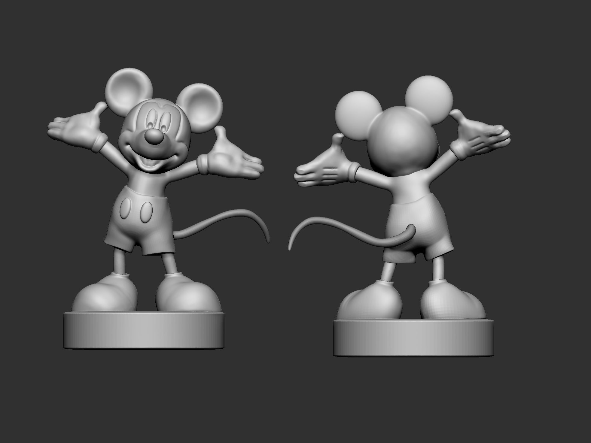Mickey Mouse 3D print model_1
