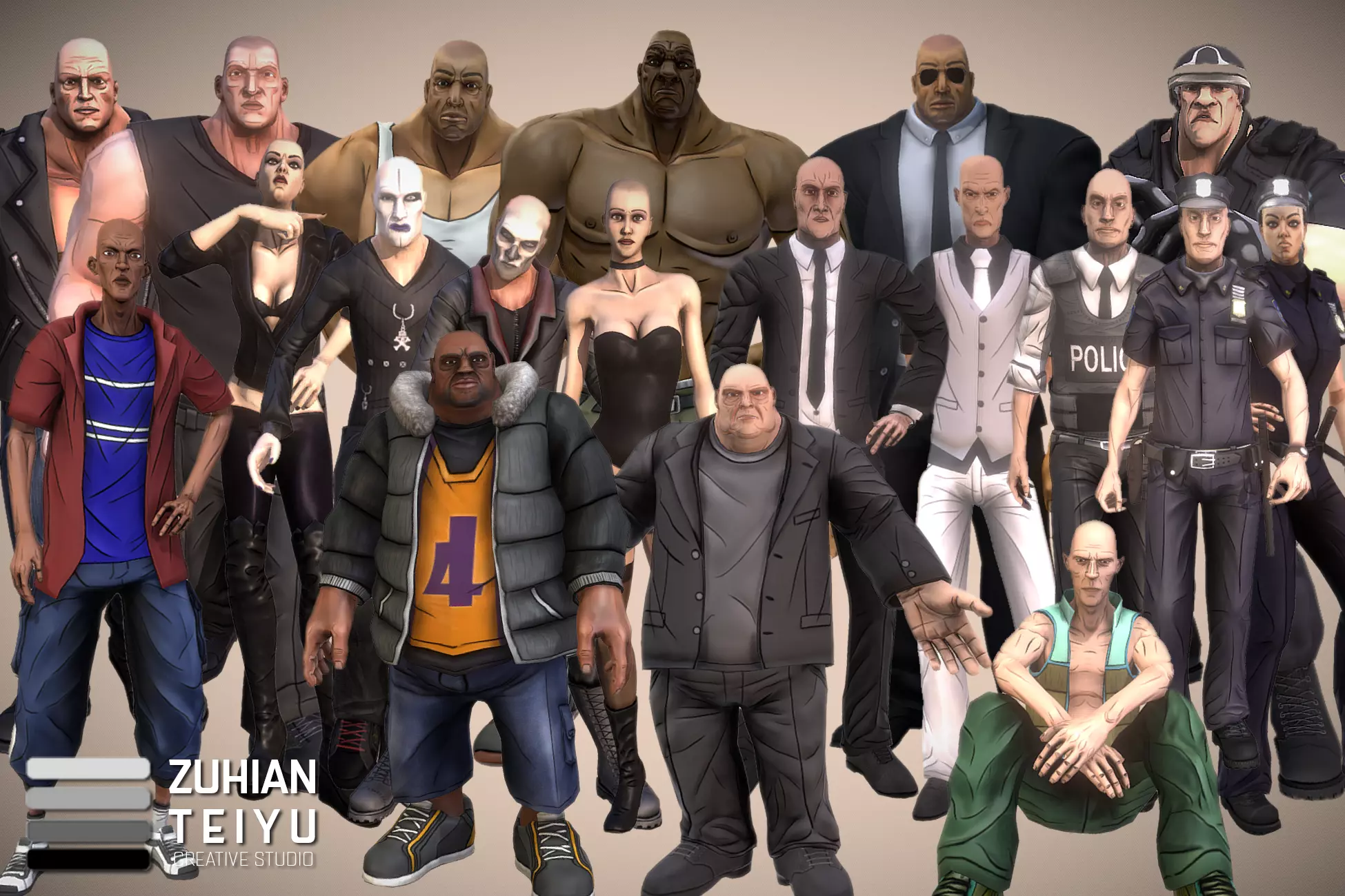 Urban Pack 3D model_0